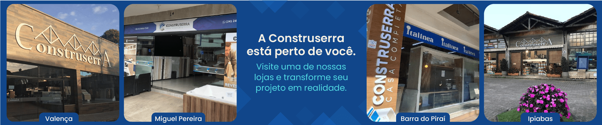 A construserra está perto de você